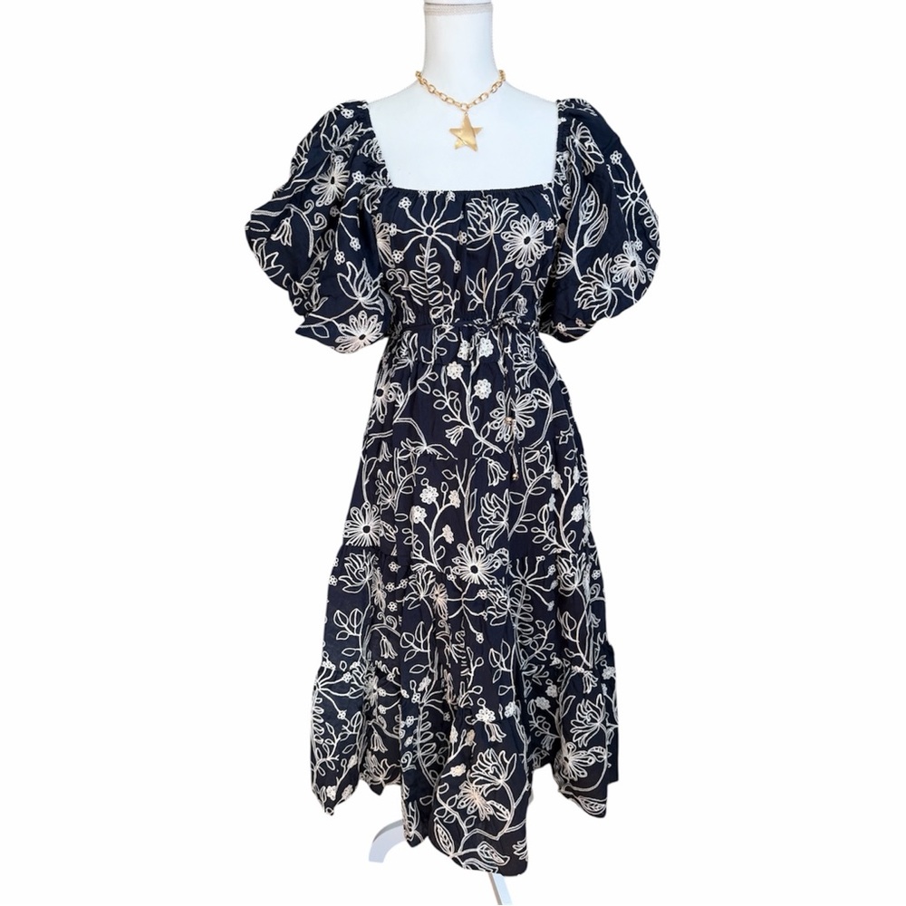 Floral Puff Sleeve Dress HYFVE - Picture 5 of 16